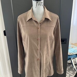 CLEO faux suede jacket